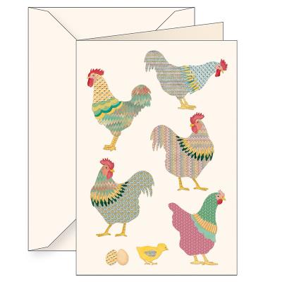 Opakowanie Karnet B6 koperta 6169 Koguty i kurczaki