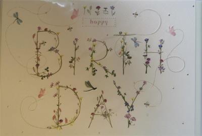 Opakowanie Karnet B6 + koperta MO5086X1 Napis z kwiatów