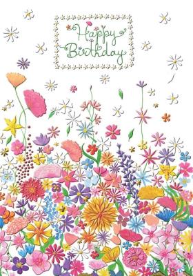 Opakowanie Karnet B6 + koperta MO5385X1-3 Kolorowe kwiatki