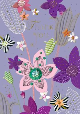 Opakowanie Karnet B6 + koperta MO5621V1 Dziękuję Kwiaty