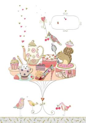 Opakowanie Karnet B6 + koperta MO5766 Urodziny Stolik