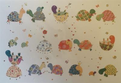 Opakowanie Karnet B6 + koperta MO6315 Żółwiki