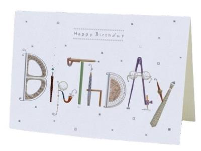 Opakowanie Karnet B6 + koperta Urodziny napis