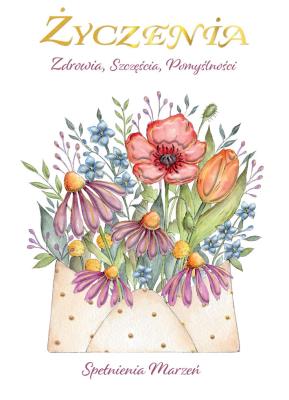 Karnet B6 Koperta z kwiatami. Wydawca: Henry. SmakLiter.pl Opakowanie Karnet B6 Koperta z kwiatami