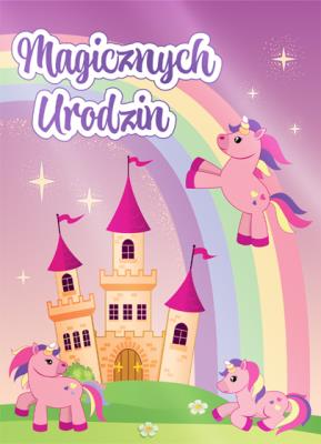 Opakowanie Karnet B6 Kucyki