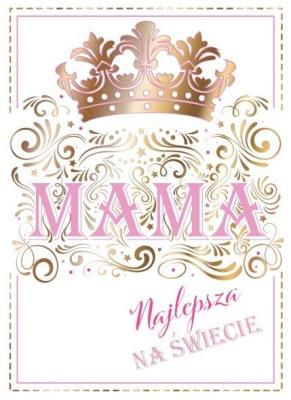Karnet B6 Mama Pink. Wydawca: Henry. SmakLiter.pl Opakowanie Karnet B6 Mama Pink