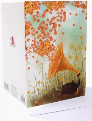 Opakowanie Karnet B6 NME-005 Brokat Gramofon