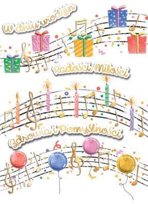 Karnet B6 Nuty. Wydawca: Henry. SmakLiter.pl Opakowanie Karnet B6 Nuty