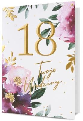 Opakowanie Karnet B6 Osiemnastka