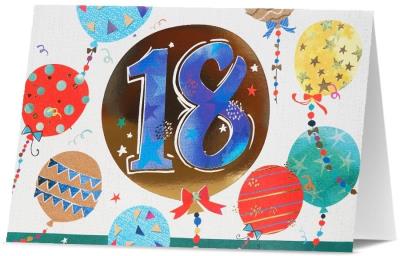 Opakowanie Karnet B6 Osiemnastka