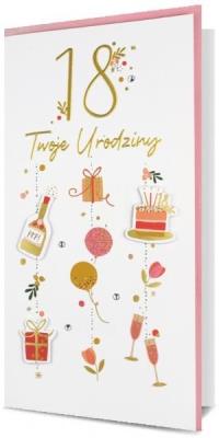 Opakowanie Karnet B6 Osiemnastka