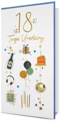 Opakowanie Karnet B6 Osiemnastka