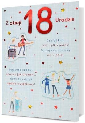 Opakowanie Karnet B6 Osiemnastka