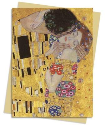 Opakowanie Karnet B6 Pocałunek Gustav Klimt