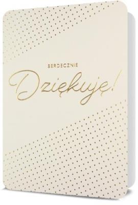 Opakowanie Karnet B6 Podziękowania
