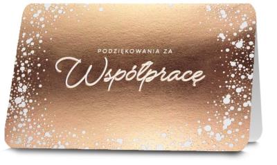 Opakowanie Karnet B6 Podziękowania