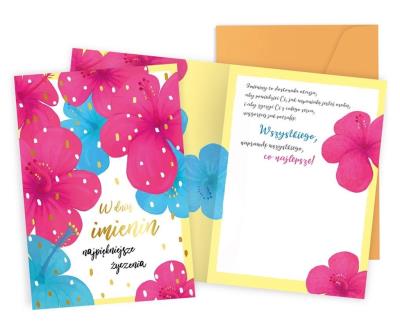 Opakowanie Karnet B6 PR Imieniny