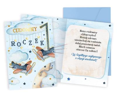 Opakowanie Karnet B6 PR Roczek samoloty