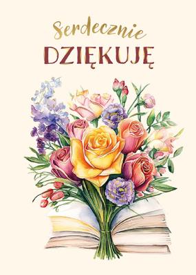 Opakowanie Karnet B6 Serdeczne Podziękowania