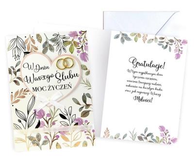 Opakowanie Karnet B6 Ślub