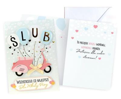 Opakowanie Karnet B6 Ślub