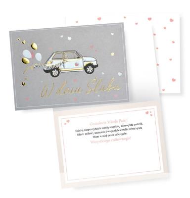 Opakowanie Karnet B6 Ślub