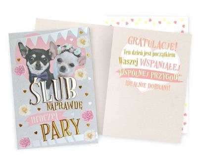 Opakowanie Karnet B6 Ślub