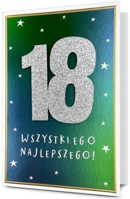 Opakowanie Karnet B6 Urodziny 18