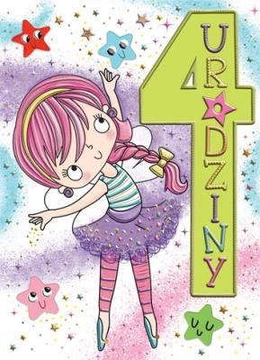 Karnet B6 Urodziny 4 - Tancerka. Wydawca: Henry. SmakLiter.pl Opakowanie Karnet B6 Urodziny 4 - Tancerka