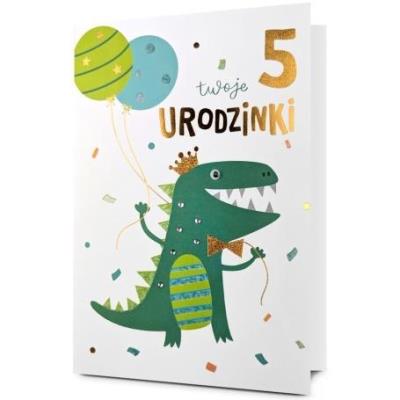 Opakowanie Karnet B6 Urodziny 5