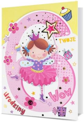 Opakowanie Karnet B6 Urodziny 6