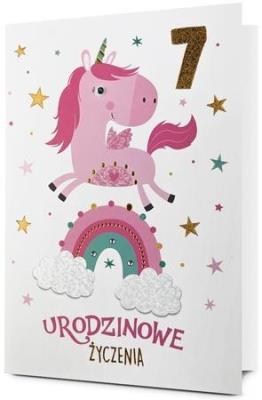 Opakowanie Karnet B6 Urodziny 7
