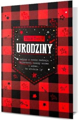 Opakowanie Karnet B6 Urodziny