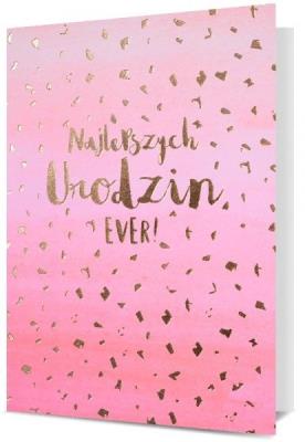 Opakowanie Karnet B6 Urodziny