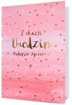 Opakowanie Karnet B6 Urodziny