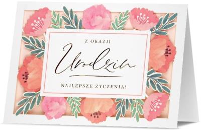 Opakowanie Karnet B6 Urodziny