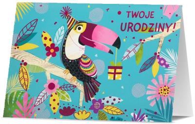 Opakowanie Karnet B6 Urodziny