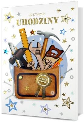 Opakowanie Karnet B6 Urodziny