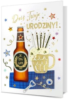 Opakowanie Karnet B6 Urodziny