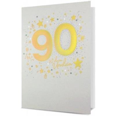 Opakowanie Karnet B6 Urodziny 90