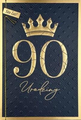 Opakowanie Karnet B6 Urodziny 90