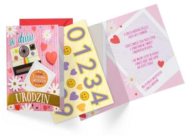 Opakowanie Karnet B6 Urodziny