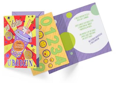 Opakowanie Karnet B6 Urodziny