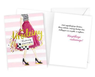 Okładka książki Karnet B6 Urodziny cudownej dziewczyny