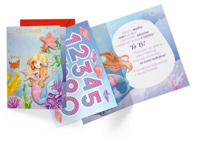 Opakowanie Karnet B6 Urodziny dziecięce (wymienne cyfry)