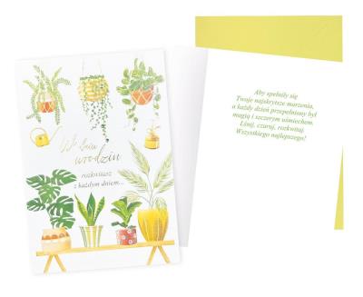 Opakowanie Karnet B6 Urodziny (kwiaty)