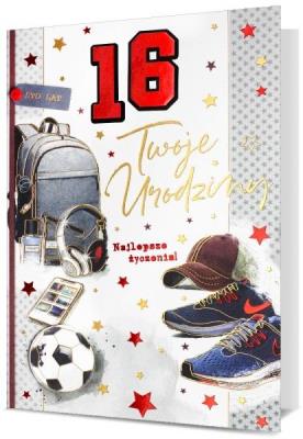 Opakowanie Karnet B6 Urodziny (wymienne cyfry)