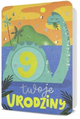 Opakowanie Karnet B6 Urodziny (wymienne cyfry)