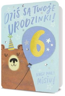 Opakowanie Karnet B6 Urodziny (wymienne cyfry)