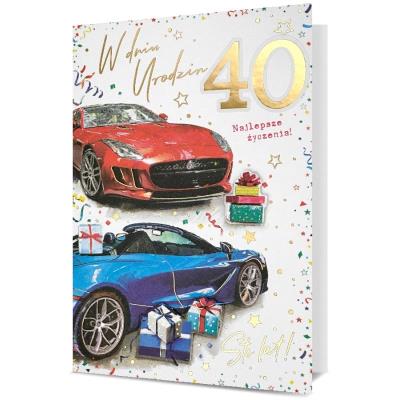 Opakowanie Karnet B6 Urodziny (wymienne cyfry)